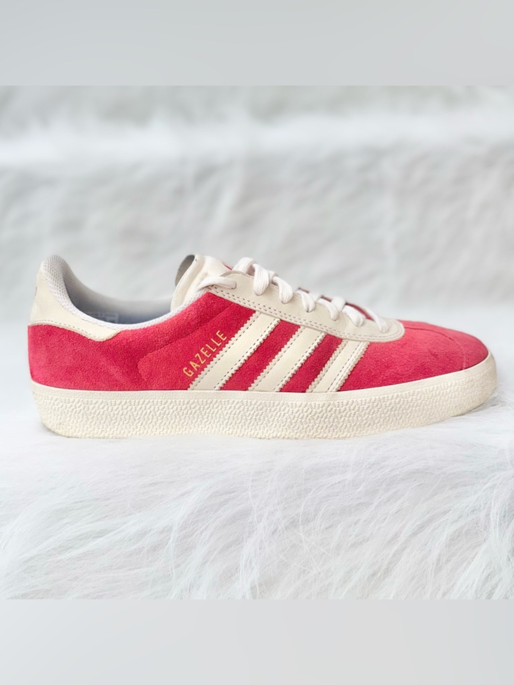 Adidas Gazelle ADV Skate Shoes "Better Scarlet" Red Men's Size 8 / Women's 9 New - Picture 3 of 10